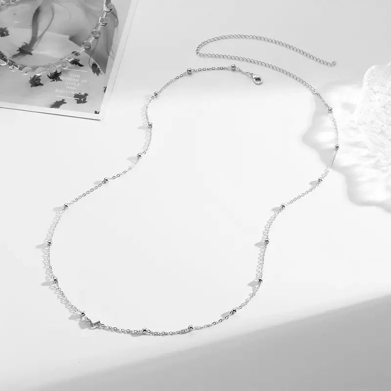 Y2K Double Chaîne de Taille – Bijou de Ventre pour Femme (Style Beach / Festival)